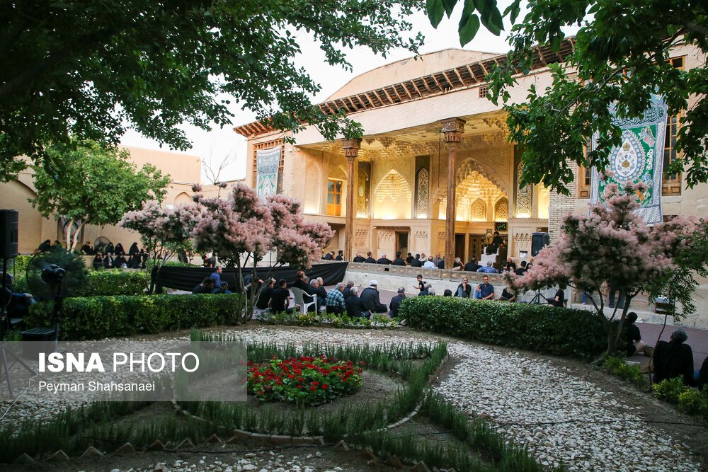 عزاداری در خانه تاریخی شیخ‌الاسلام اصفهان