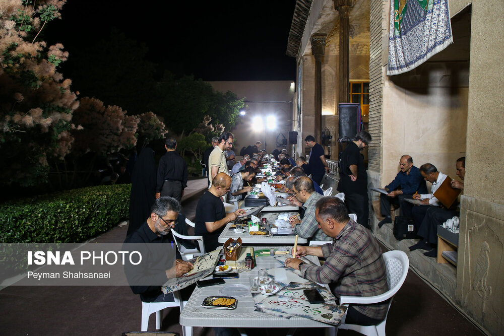 عزاداری در خانه تاریخی شیخ‌الاسلام اصفهان