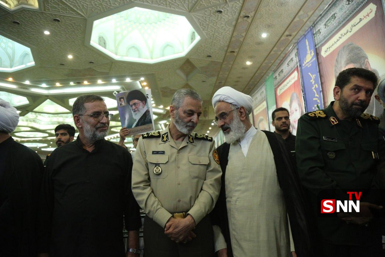 عکس/ تصاویری از حضور سرلشکر موسوی در مراسم گرامیداشت شهدای اقتدار ایران
