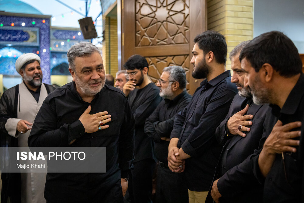 عکس/ مراسم یادبود شهید سرلشکر امیرعلی حاجی‌زاده