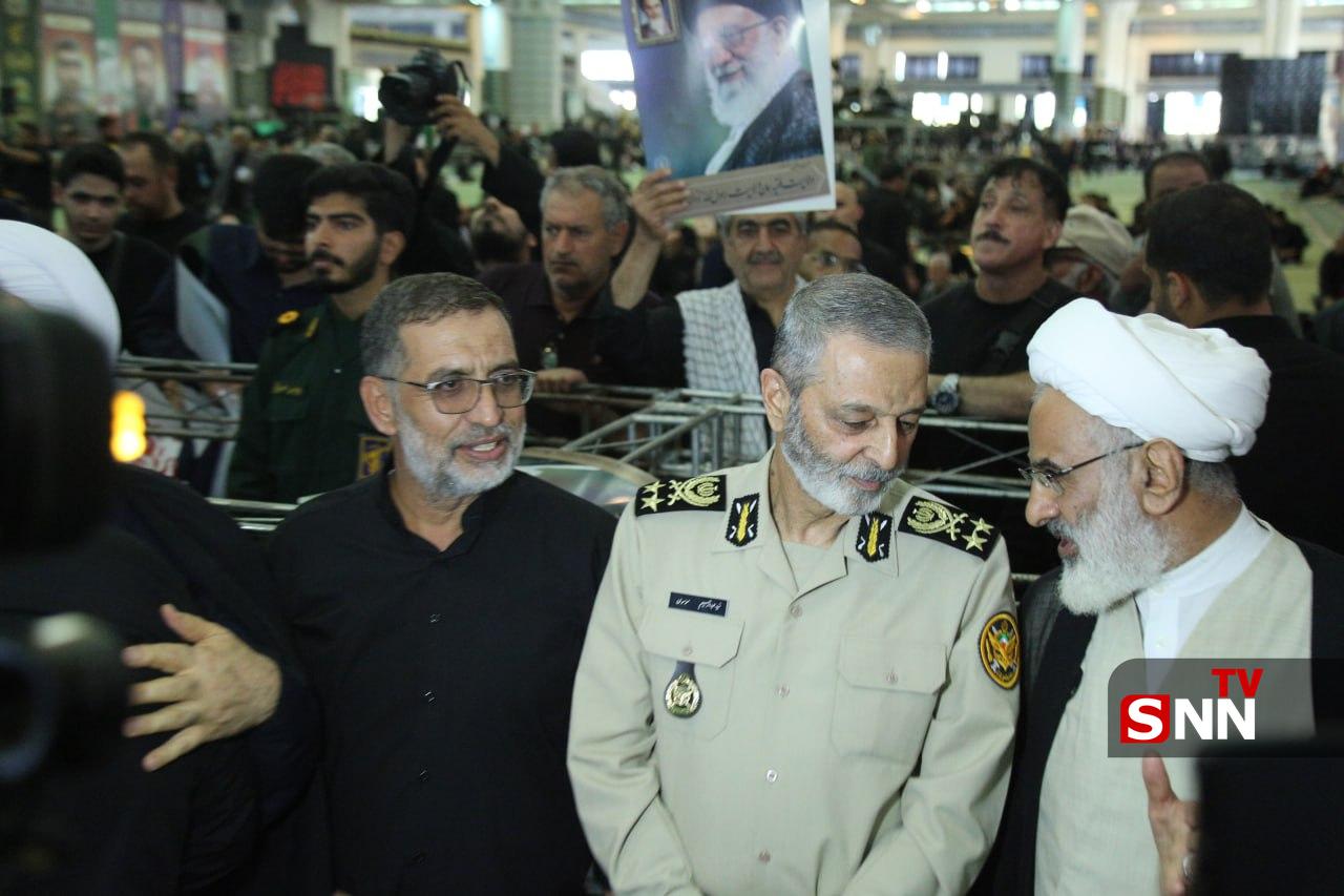 عکس/ تصاویری از حضور سرلشکر موسوی در مراسم گرامیداشت شهدای اقتدار ایران