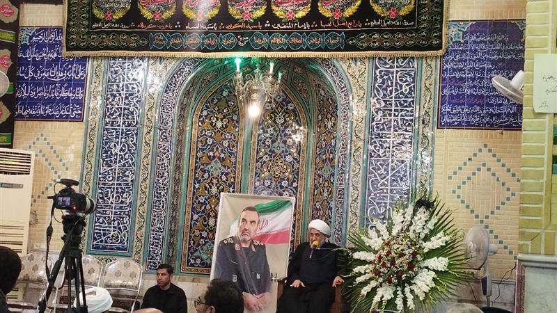 آیین بزرگداشت شهادت جانشین سازمان اطلاعات سپاه در قم برگزار شد