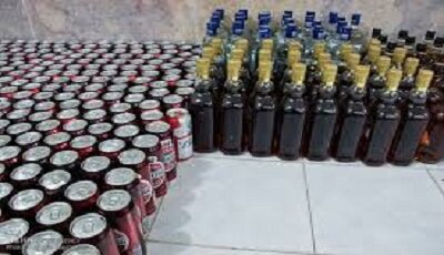 کشف بیش از ۵ هزار قوطی مشروبات الکلی در زرآباد