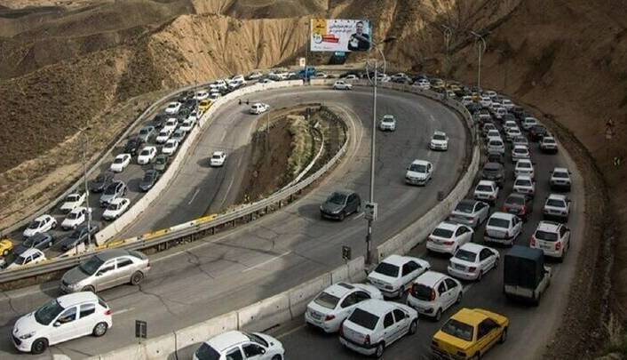تردد از محور چالوس به سمت کرج ممنوع شد