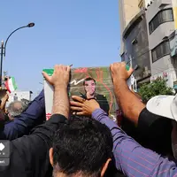  تشییع پیکر شهید قربانزاده در فریدونکنار
