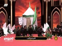  لالایی خواندن حیدرالبیاتی برای گهواره علی‌اصغر