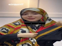 نحوه گره زدن اصولی روسری بزرگ