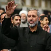 تصویری از فرمانده جدید هوافضای سپاه در مراسم حسینیه امام خمینی(ره)