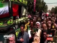تشییع باشکوه پیکر مطهر شهید محمدمهدی مهدی‌پورقزوینی