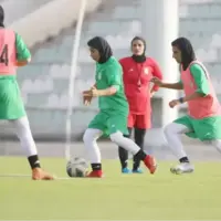 تمرین فشرده دختران ملی پوش فوتبال