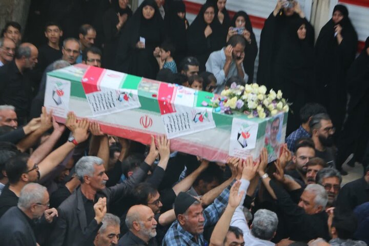 سه شهید مربوط به جنگ با رژیم صهیونیستی در چهارمحال‌وبختیاری تدفین شدند