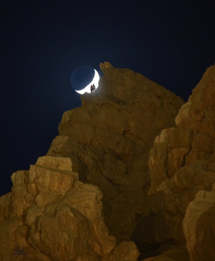 عکسی که شب‌گذشته ثبت شد