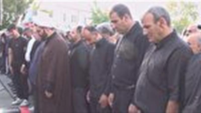 تشییع پیکر پاک شهید کرمی کارمند زندان اوین