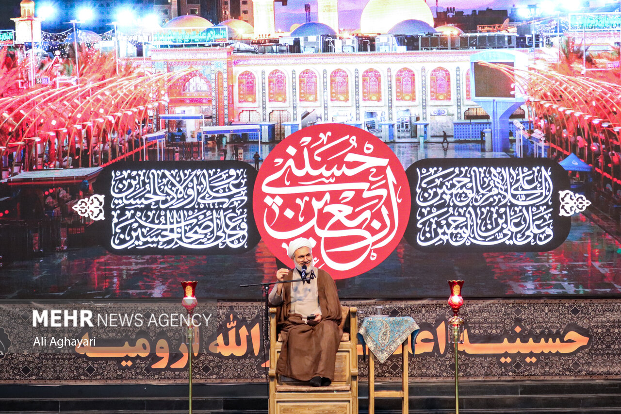 عزاداری شب هفتم محرم در حسینیه اعظم ثارالله ارومیه