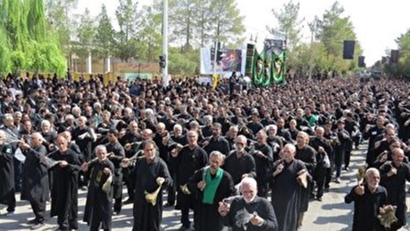 اجتماع بزرگ عزاداران ابرکویی همزمان با هشتم ماه محرم