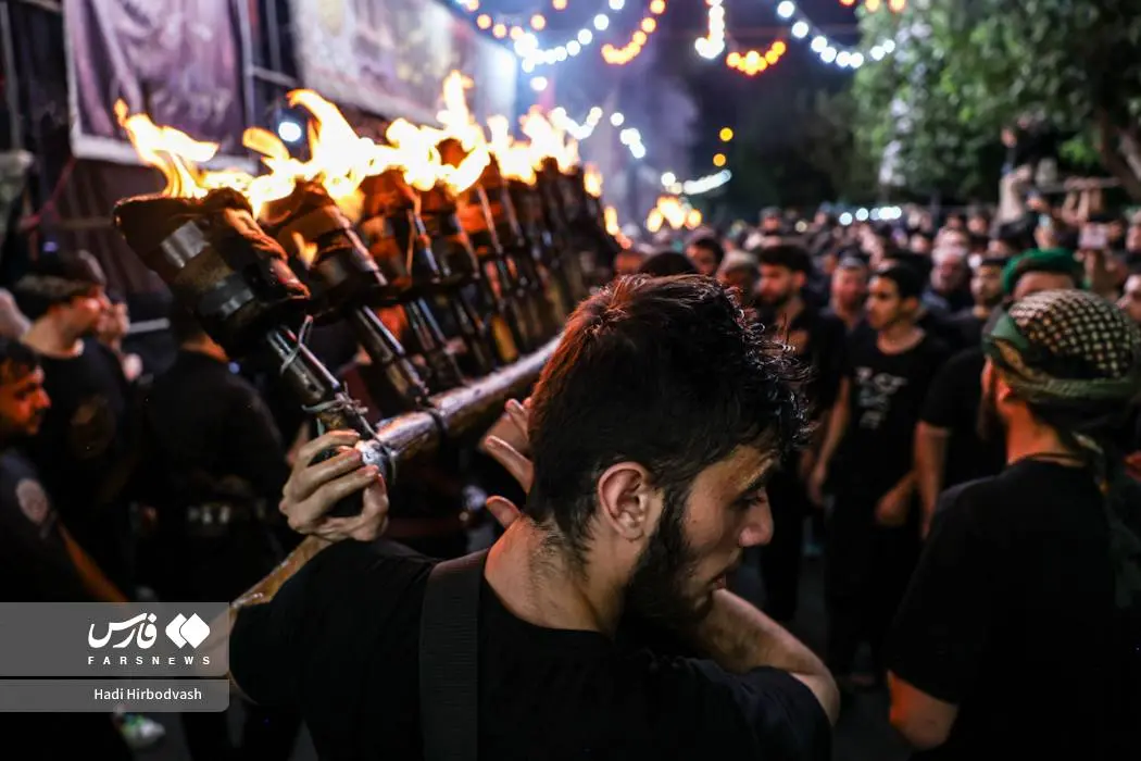 آیین مشعل گردانی عراقی‌های مقیم تهران