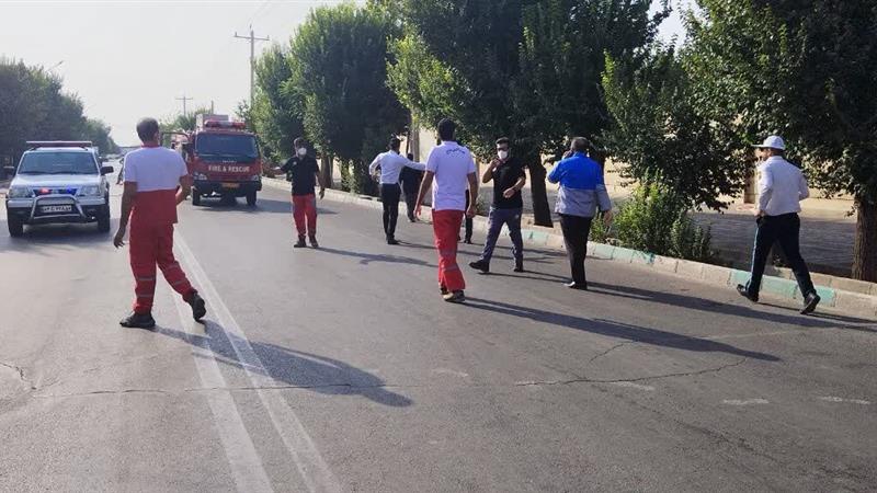 نشت گاز آمونیاک کارخانه یخ یزد کنترل شد