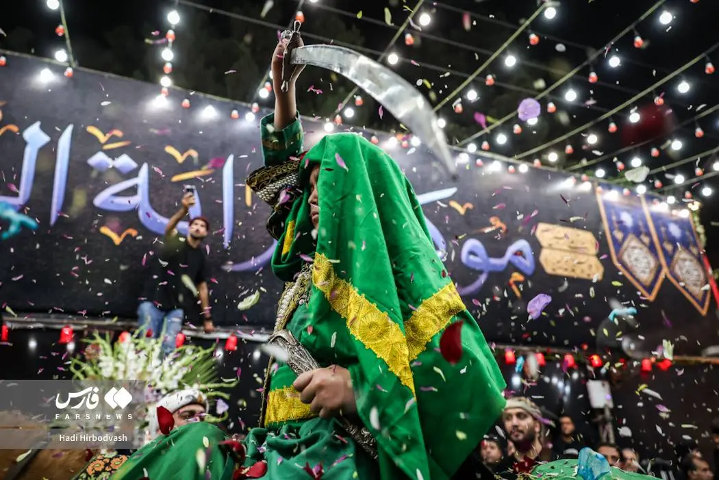 آیین مشعل گردانی عراقی‌های مقیم تهران