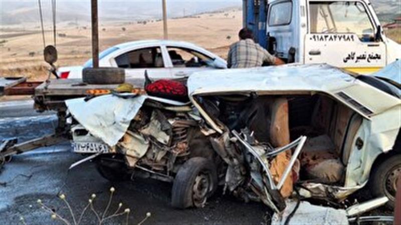 یک فوتی و ۴ مصدوم در تصادف محور سقز بانه