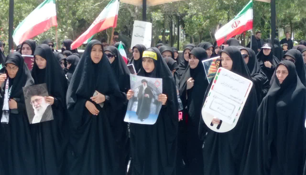 اجتماع بزرگ زینبیون در شهرستان بهارستان