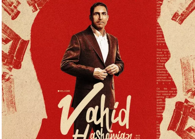 هلی‌کوپتر در اردوگاه سرخ‌ها؛ وحید هاشمیان سرمربی پرسپولیس شد