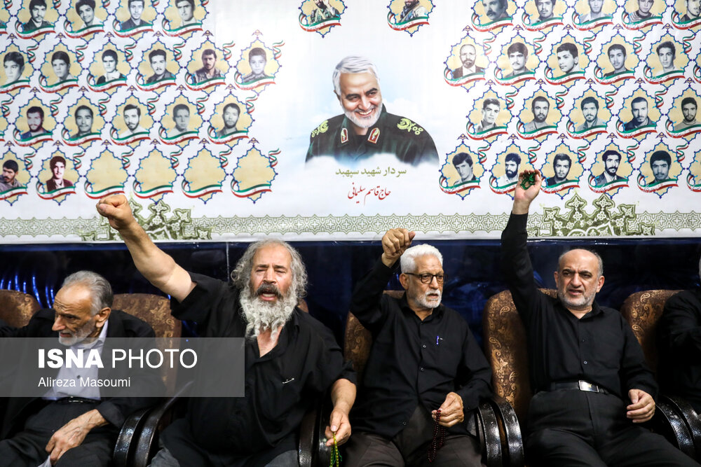 عکس/ مراسم گرامیداشت فرمانده موشکی نیروی هوافضای سپاه