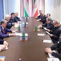 دیدار روسای جمهور ایران و تاجیکستان