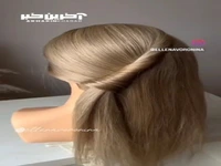 آموزش یک مدل شینیون مو شیک و رویایی