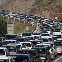 ترافیک پرحجم در جاده‌های شمال