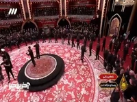 زنجیرزنی مردم درگاه گیلان در حسینیه معلی