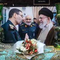 عکس/ مراسم گرامیداشت فرمانده موشکی نیروی هوافضای سپاه