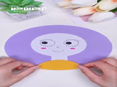 کاردستی بسازیم/درست کردن آدمک هایی با موهای فرفری