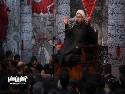 مراسم سخنرانی شیخ مهدی طباخیان در شب هشتم محرم الحرام 1447