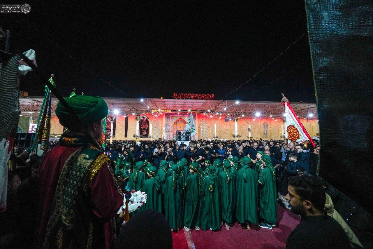 عزاداری نوجوانان شهر نجف‌اشرف به یاد حضرت قاسم بن الحسن(ع)