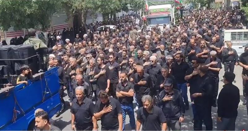تشییع باشکوه پیکر شهید مدافع وطن «محمد فقیه منزه»