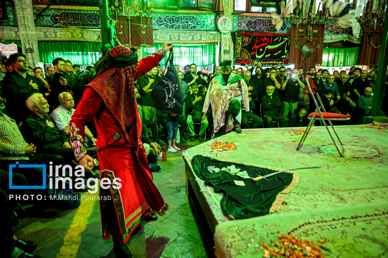 مراسم تاسوعای حسینی در تکیه تجریش