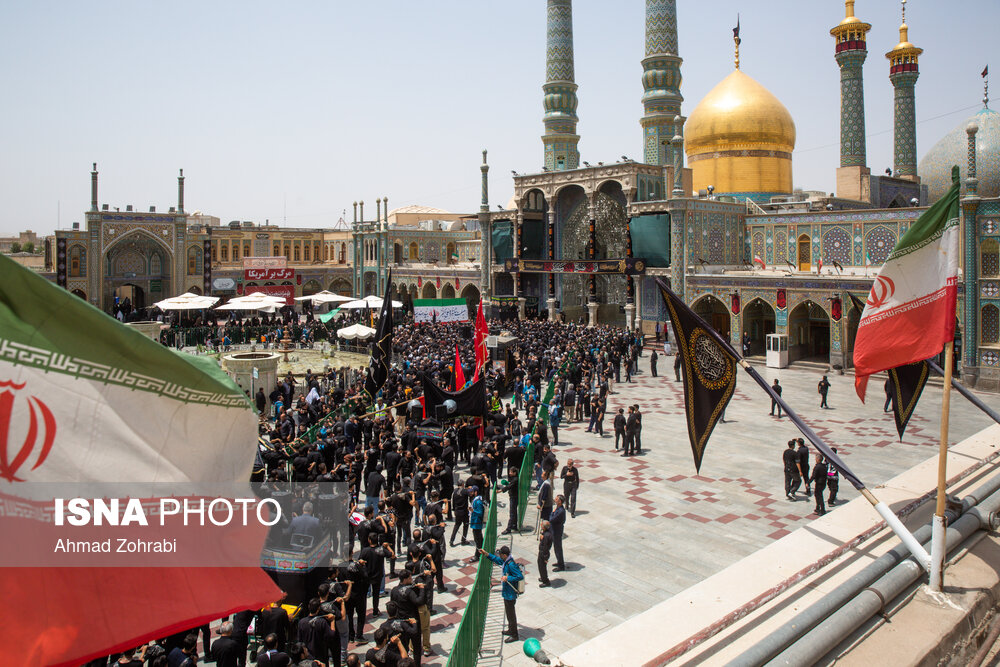 عکس/ مراسم عزاداری تاسوعای حسینی در قم