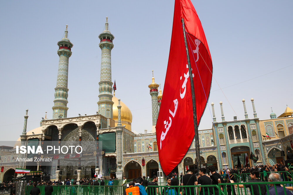 عکس/ مراسم عزاداری تاسوعای حسینی در قم