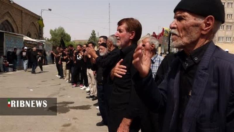 عزاداری مردم قم در تاسوعای حسینی