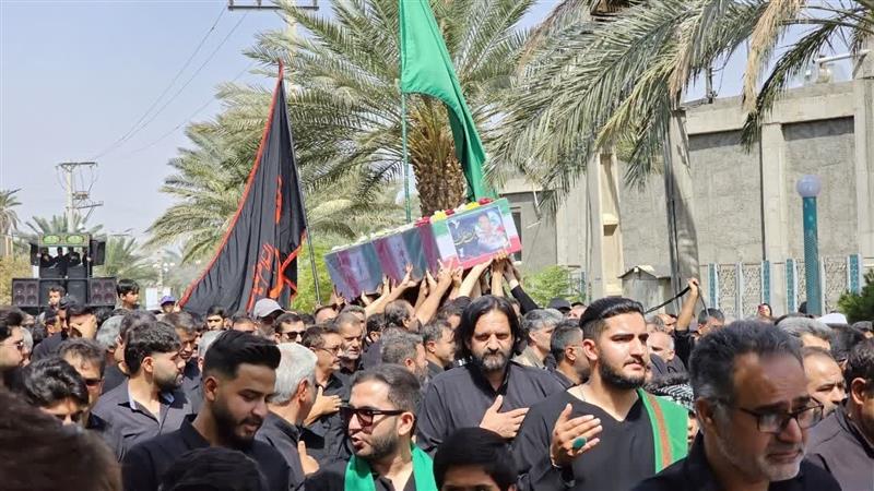 پیکر مطهر شهید یاسین دهستانی در بافق یزد تشییع شد