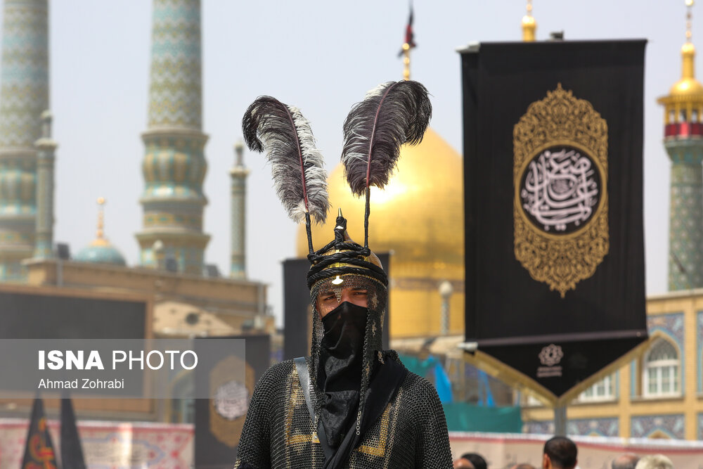 عکس/ مراسم عزاداری تاسوعای حسینی در قم
