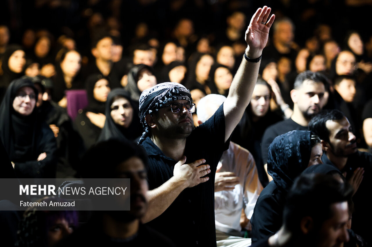 مراسم عزاداری محرم در هیئت ریحانه الحسین (س)