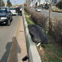تصادف مرگبار عابرپیاده در بزرگراه آزادگان تهران