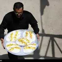 آیین سنتی توزیع نذری در روستای بارچان اصفهان