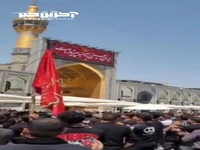 حال‌وهوای حرم رضوی در روز تاسوعای حسینی