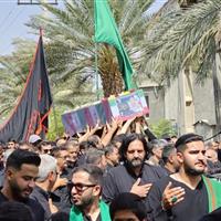پیکر مطهر شهید یاسین دهستانی در بافق یزد تشییع شد