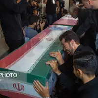 عکس/ تشییع پیکر سرلشگر محمد سعید ایزدی و جانباز شهید محمد آقازیارتی در قم