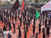 عزاداری ریگانی‌ها در دمای بالای ۵۰ درجه