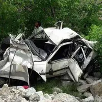 سقوط یک دستگاه خودرو به دره در محور ساری-کیاسر