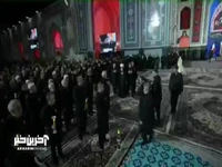 دور تسلیت تولیت معظم در مراسم خطبه خوانی صحن پیامبر اعظم (ص)